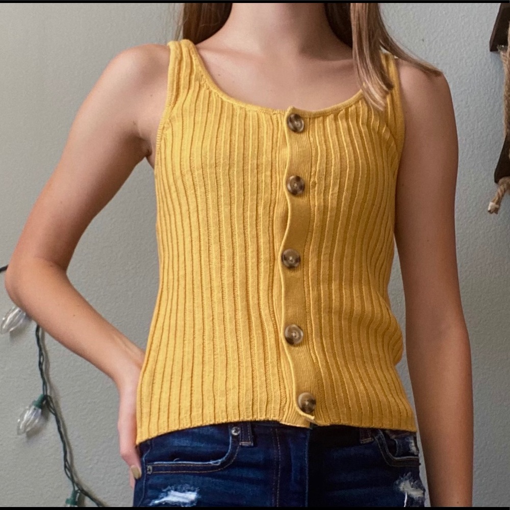 Yellow tank top